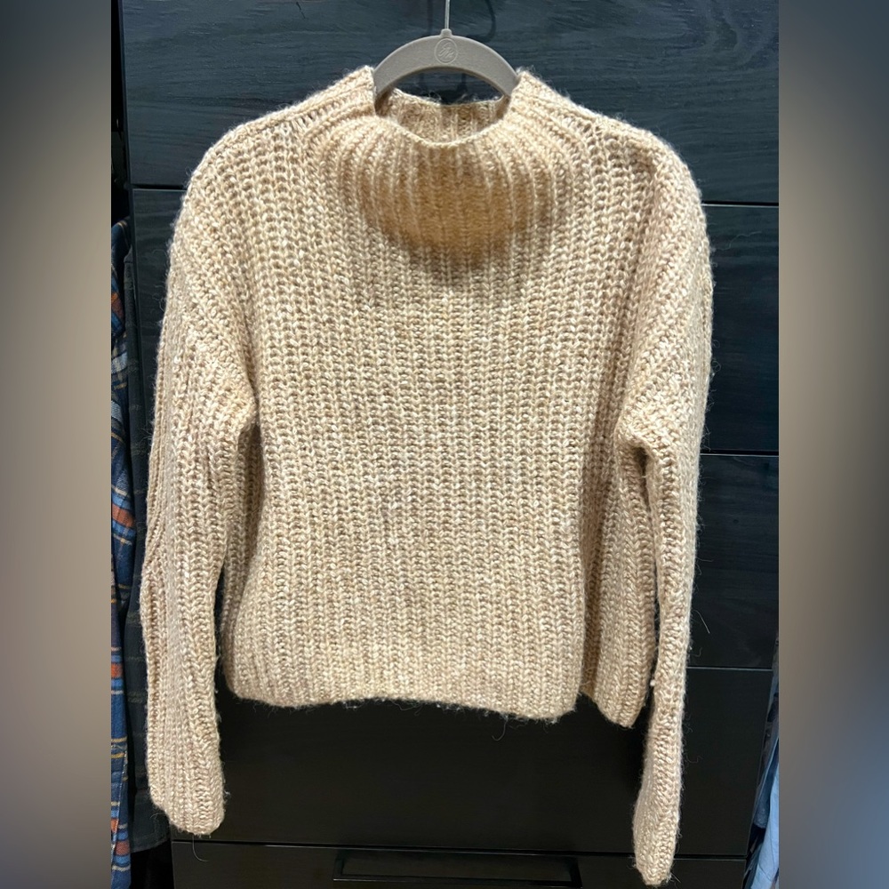 AYR mockneck cotton/alpaca sweater